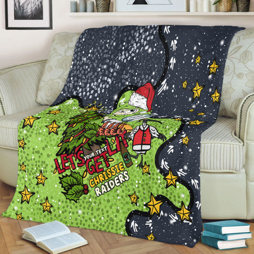 Canberra Raiders Christmas Custom Blanket - Let's Get Lit Chrisse Pressie Blanket Canberra Raiders Christmas Custom Blanket - Let's Get Lit Chrisse Pressie Blanket