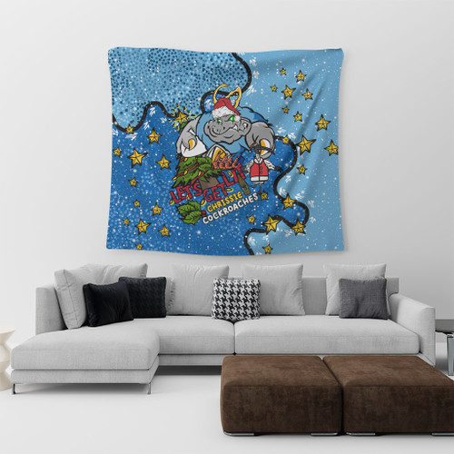New South Wales Cockroaches Christmas Custom Tapestry - Let's Get Lit Chrisse Pressie Tapestry New South Wales Cockroaches Christmas Custom Tapestry - Let's Get Lit Chrisse Pressie Tapestry