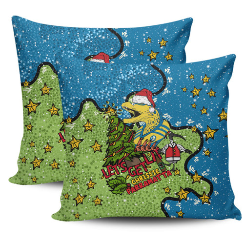 Parramatta Eels Christmas Custom Pillow Cases - Let's Get Lit Chrisse Pressie Pillow Cases Parramatta Eels Christmas Custom Pillow Cases - Let's Get Lit Chrisse Pressie Pillow Cases