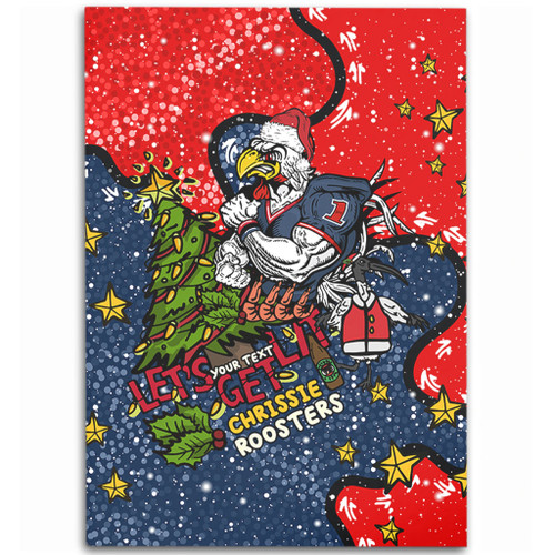 Sydney Roosters Christmas Custom Area Rug - Let's Get Lit Chrisse Pressie Area Rug Sydney Roosters Christmas Custom Area Rug - Let's Get Lit Chrisse Pressie Area Rug