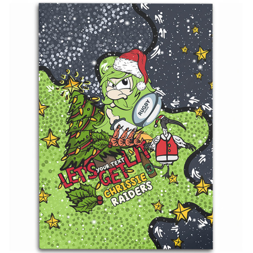 Canberra Raiders Christmas Custom Area Rug - Let's Get Lit Chrisse Pressie Area Rug Canberra Raiders Christmas Custom Area Rug - Let's Get Lit Chrisse Pressie Area Rug
