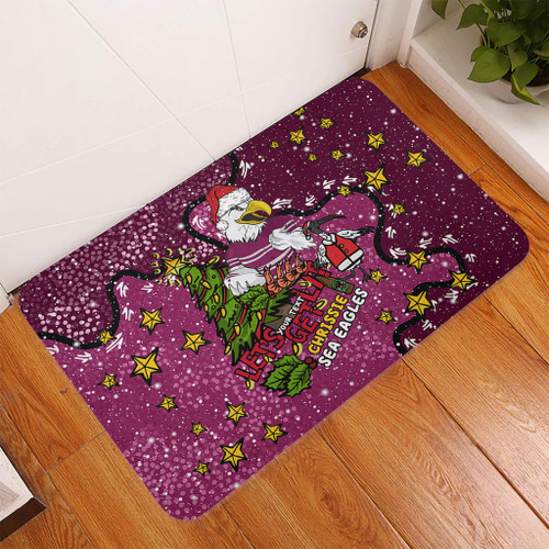 Manly Warringah Sea Eagles Christmas Custom Doormat - Let's Get Lit Chrisse Pressie Doormat Manly Warringah Sea Eagles Christmas Custom Doormat - Let's Get Lit Chrisse Pressie Doormat