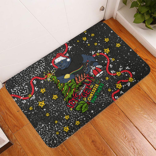 Penrith Panthers Christmas Custom Doormat - Let's Get Lit Chrisse Pressie Doormat Penrith Panthers Christmas Custom Doormat - Let's Get Lit Chrisse Pressie Doormat
