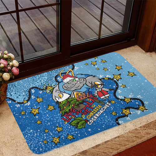 New South Wales Cockroaches Christmas Custom Doormat - Let's Get Lit Chrisse Pressie Doormat New South Wales Cockroaches Christmas Custom Doormat - Let's Get Lit Chrisse Pressie Doormat