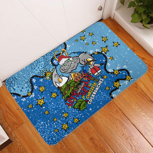 New South Wales Cockroaches Christmas Custom Doormat - Let's Get Lit Chrisse Pressie Doormat New South Wales Cockroaches Christmas Custom Doormat - Let's Get Lit Chrisse Pressie Doormat