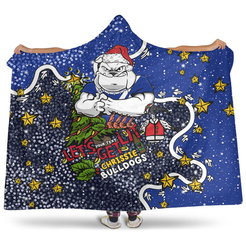 Canterbury-Bankstown Bulldogs Christmas Custom Hooded Blanket - Let's Get Lit Chrisse Pressie Hooded Blanket Canterbury-Bankstown Bulldogs Christmas Custom Hooded Blanket - Let's Get Lit Chrisse Pressie Hooded Blanket