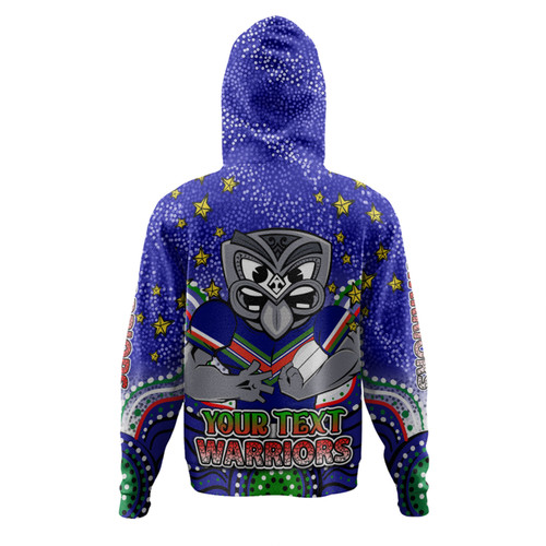New Zealand Warriors Custom Hoodie - Custom With Aboriginal Inspired Style Of Dot Painting Patterns  Hoodie New Zealand Warriors Custom Hoodie - Custom With Aboriginal Inspired Style Of Dot Painting Patterns  Hoodie