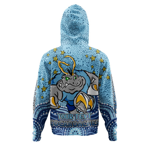 New South Wales Cockroaches Custom Hoodie - Custom With Aboriginal Inspired Style Of Dot Painting Patterns  Hoodie New South Wales Cockroaches Custom Hoodie - Custom With Aboriginal Inspired Style Of Dot Painting Patterns  Hoodie