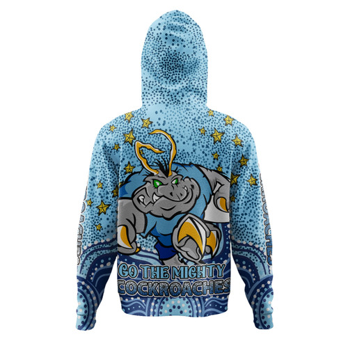 New South Wales Cockroaches Custom Hoodie - Custom With Aboriginal Inspired Style Of Dot Painting Patterns  Hoodie New South Wales Cockroaches Custom Hoodie - Custom With Aboriginal Inspired Style Of Dot Painting Patterns  Hoodie