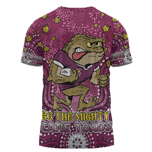 Queensland Cane Toads Custom T-shirt - Custom With Aboriginal Inspired Style Of Dot Painting Patterns  T-shirt Queensland Cane Toads Custom T-shirt - Custom With Aboriginal Inspired Style Of Dot Painting Patterns  T-shirt
