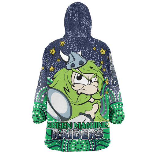 Canberra Raiders Custom Snug Hoodie - Custom With Aboriginal Inspired Style Of Dot Painting Patterns  Snug Hoodie Canberra Raiders Custom Snug Hoodie - Custom With Aboriginal Inspired Style Of Dot Painting Patterns  Snug Hoodie