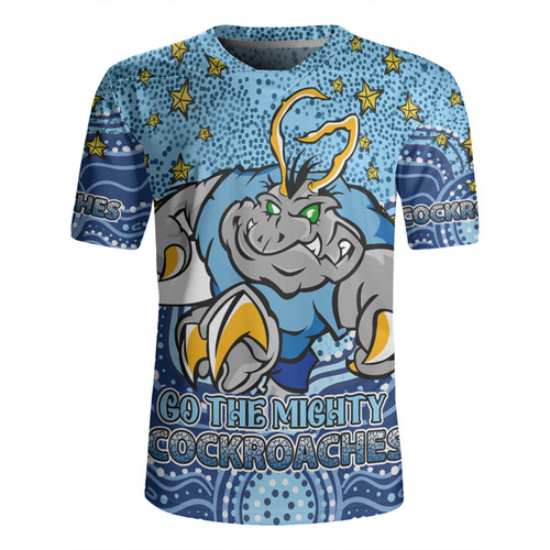 New South Wales Cockroaches Custom Rugby Jersey - Custom With Aboriginal Inspired Style Of Dot Painting Patterns  Rugby Jersey