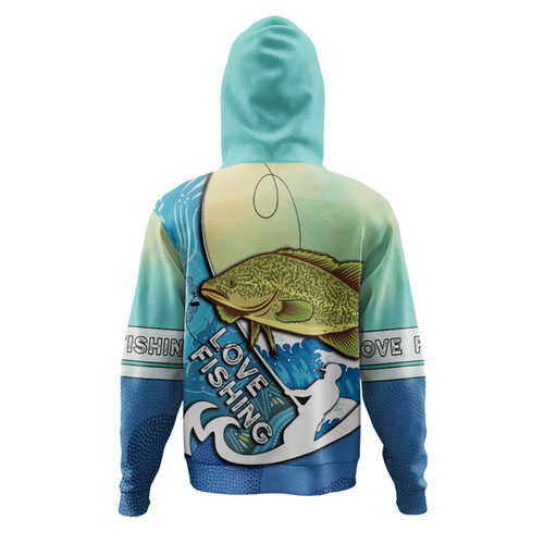 Australia Fishing Aboriginal Fishing Custom Hoodie - Love Fishing Murray Cod In Aboriginal Art Patterns Hoodie Australia Fishing Aboriginal Fishing Custom Hoodie - Love Fishing Murray Cod In Aboriginal Art Patterns Hoodie