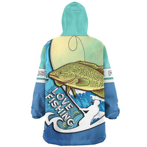 Australia Fishing Aboriginal Fishing Custom Snug Hoodie - Love Fishing Murray Cod In Aboriginal Art Patterns Snug Hoodie Australia Fishing Aboriginal Fishing Custom Snug Hoodie - Love Fishing Murray Cod In Aboriginal Art Patterns Snug Hoodie