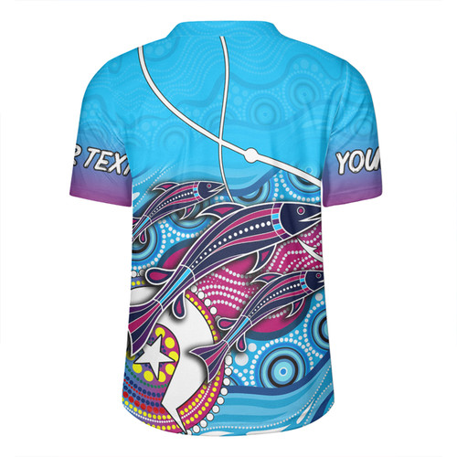 Australia Fishing Aboriginal Fishing Custom Rugby Jersey - Fishaholic With The Dhari Symbol And Aboriginal Pattern Rugby Jersey Australia Fishing Aboriginal Fishing Custom Rugby Jersey - Fishaholic With The Dhari Symbol And Aboriginal Pattern Rugby Jersey