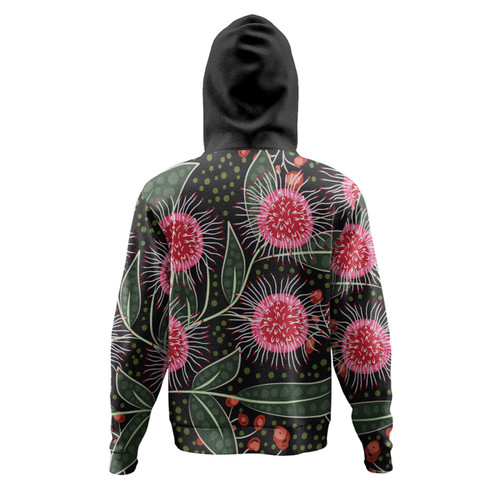Australia Flowers Aboriginal Hoodie - Aboriginal Style Australian Hakea Flower Hoodie Australia Flowers Aboriginal Hoodie - Aboriginal Style Australian Hakea Flower Hoodie