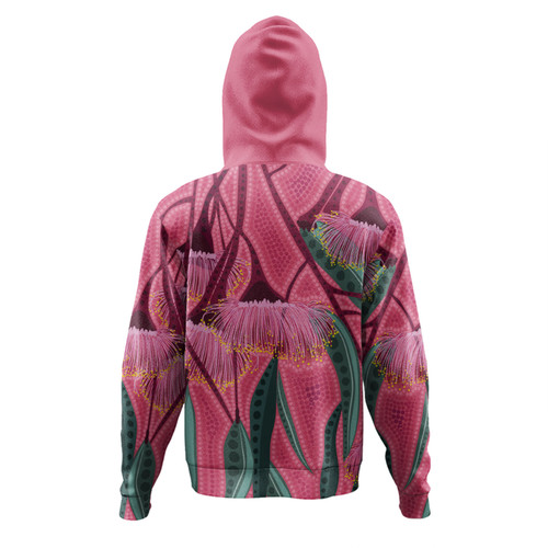 Australia Flowers Aboriginal Hoodie - Aboriginal Dot Art Of Australian Native Eucalyptus Tree Branch Hoodie Australia Flowers Aboriginal Hoodie - Aboriginal Dot Art Of Australian Native Eucalyptus Tree Branch Hoodie