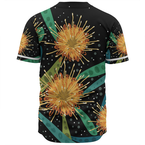 Australia Flowers Aboriginal Baseball Shirt - Australian Yellow Hakea Flower Art Baseball Shirt Australia Flowers Aboriginal Baseball Shirt - Australian Yellow Hakea Flower Art Baseball Shirt