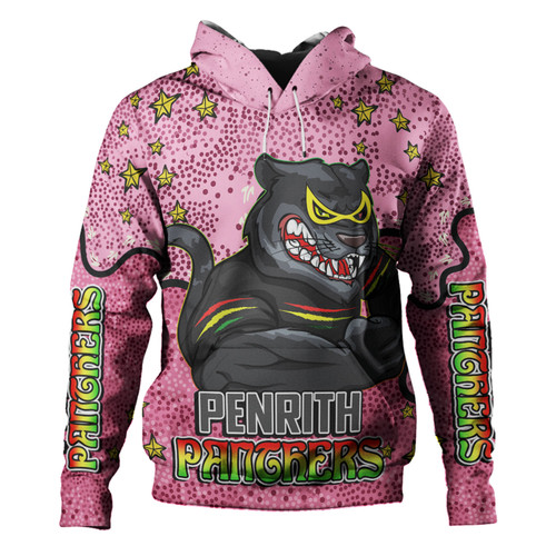 Penrith Panthers Custom Hoodie - Team With Dot And Star Patterns For Tough Fan Hoodie