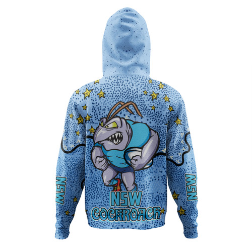 New South Wales Cockroaches Custom Hoodie - Team With Dot And Star Patterns For Tough Fan Hoodie New South Wales Cockroaches Custom Hoodie - Team With Dot And Star Patterns For Tough Fan Hoodie