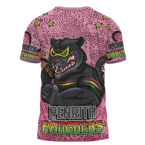 Penrith Panthers Custom T-shirt - Team With Dot And Star Patterns For Tough Fan T-shirt Penrith Panthers Custom T-shirt - Team With Dot And Star Patterns For Tough Fan T-shirt