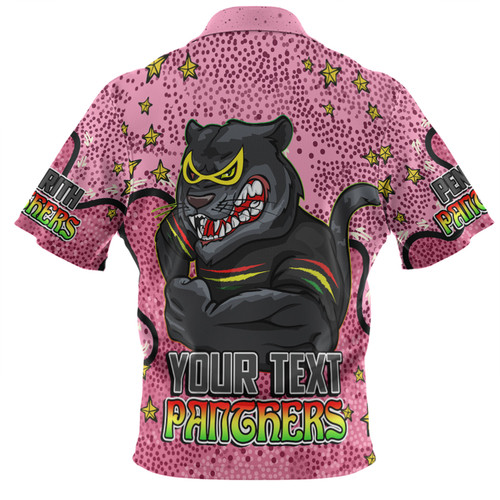 Penrith Panthers Custom Hawaiian Shirt - Team With Dot And Star Patterns For Tough Fan Hawaiian Shirt Penrith Panthers Custom Hawaiian Shirt - Team With Dot And Star Patterns For Tough Fan Hawaiian Shirt