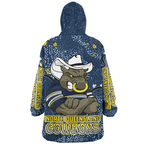 North Queensland Cowboys Custom Snug Hoodie - Team With Dot And Star Patterns For Tough Fan Snug Hoodie North Queensland Cowboys Custom Snug Hoodie - Team With Dot And Star Patterns For Tough Fan Snug Hoodie