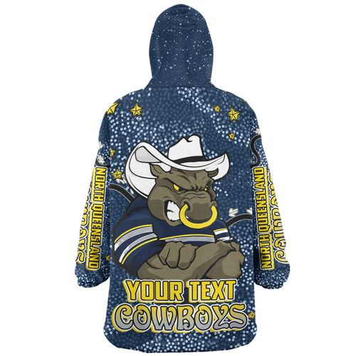 North Queensland Cowboys Custom Snug Hoodie - Team With Dot And Star Patterns For Tough Fan Snug Hoodie North Queensland Cowboys Custom Snug Hoodie - Team With Dot And Star Patterns For Tough Fan Snug Hoodie