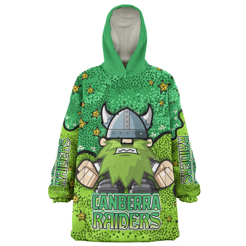 Canberra Raiders Custom Snug Hoodie - Team With Dot And Star Patterns For Tough Fan Snug Hoodie