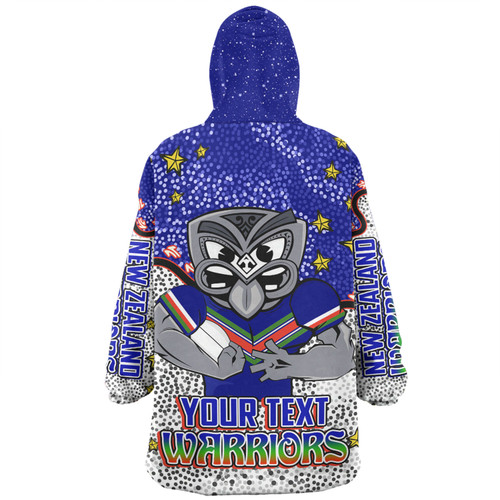 New Zealand Warriors Custom Snug Hoodie - Team With Dot And Star Patterns For Tough Fan Snug Hoodie New Zealand Warriors Custom Snug Hoodie - Team With Dot And Star Patterns For Tough Fan Snug Hoodie