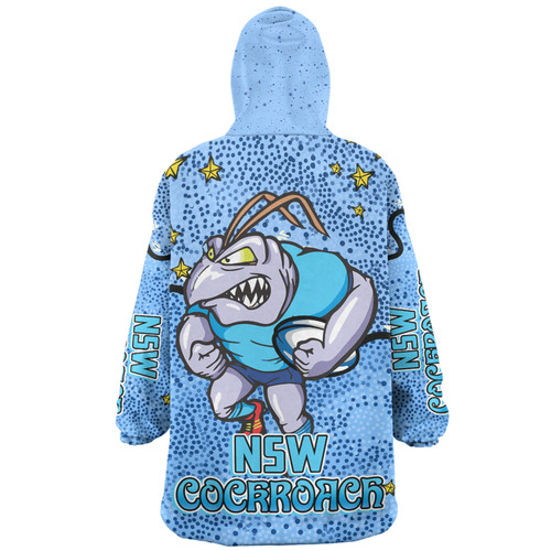 New South Wales Cockroaches Custom Snug Hoodie - Team With Dot And Star Patterns For Tough Fan Snug Hoodie New South Wales Cockroaches Custom Snug Hoodie - Team With Dot And Star Patterns For Tough Fan Snug Hoodie
