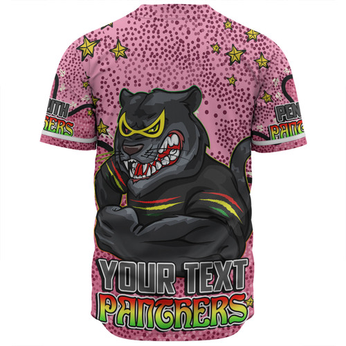 Penrith Panthers Custom Baseball Shirt - Team With Dot And Star Patterns For Tough Fan Baseball Shirt Penrith Panthers Custom Baseball Shirt - Team With Dot And Star Patterns For Tough Fan Baseball Shirt
