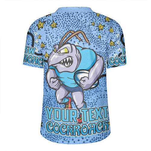 New South Wales Cockroaches Custom Rugby Jersey - Team With Dot And Star Patterns For Tough Fan Rugby Jersey
