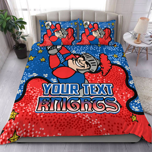 Newcastle Knights Custom Bedding Set - Team With Dot And Star Patterns For Tough Fan Bedding Set Newcastle Knights Custom Bedding Set - Team With Dot And Star Patterns For Tough Fan Bedding Set