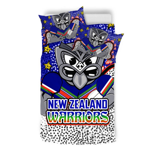 New Zealand Warriors Custom Bedding Set - Team With Dot And Star Patterns For Tough Fan Bedding Set New Zealand Warriors Custom Bedding Set - Team With Dot And Star Patterns For Tough Fan Bedding Set