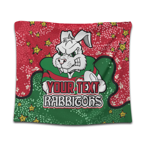 South Sydney Rabbitohs Tapestry - Team With Dot And Star Patterns For Tough Fan Tapestry South Sydney Rabbitohs Tapestry - Team With Dot And Star Patterns For Tough Fan Tapestry