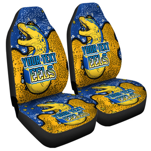 Parramatta Eels Custom Car Seat Cover - Team With Dot And Star Patterns For Tough Fan Car Seat Cover Parramatta Eels Custom Car Seat Cover - Team With Dot And Star Patterns For Tough Fan Car Seat Cover