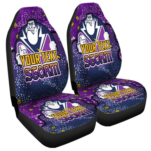 Melbourne Storm Custom Car Seat Cover - Team With Dot And Star Patterns For Tough Fan Car Seat Cover Melbourne Storm Custom Car Seat Cover - Team With Dot And Star Patterns For Tough Fan Car Seat Cover
