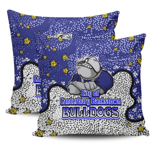 Canterbury-Bankstown Bulldogs Custom Pillow Cases - Team With Dot And Star Patterns For Tough Fan Pillow Cases