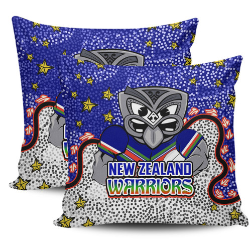 New Zealand Warriors Custom Pillow Cases - Team With Dot And Star Patterns For Tough Fan Pillow Cases