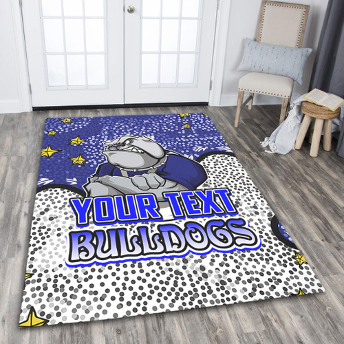 Canterbury-Bankstown Bulldogs Custom Area Rug - Team With Dot And Star Patterns For Tough Fan Area Rug Canterbury-Bankstown Bulldogs Custom Area Rug - Team With Dot And Star Patterns For Tough Fan Area Rug