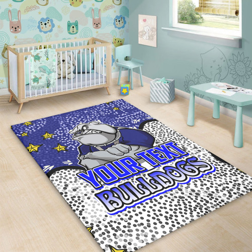 Canterbury-Bankstown Bulldogs Custom Area Rug - Team With Dot And Star Patterns For Tough Fan Area Rug Canterbury-Bankstown Bulldogs Custom Area Rug - Team With Dot And Star Patterns For Tough Fan Area Rug