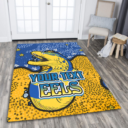 Parramatta Eels Custom Area Rug - Team With Dot And Star Patterns For Tough Fan Area Rug Parramatta Eels Custom Area Rug - Team With Dot And Star Patterns For Tough Fan Area Rug