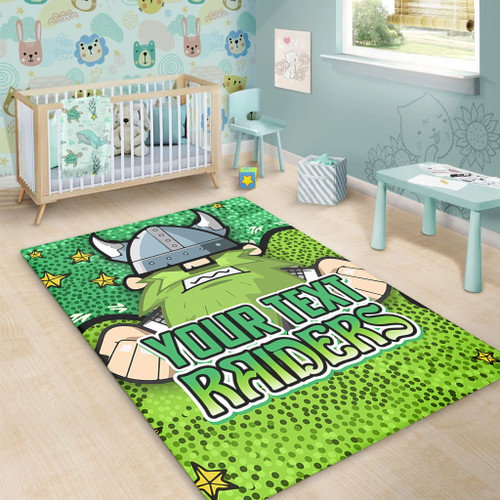 Canberra Raiders Custom Area Rug - Team With Dot And Star Patterns For Tough Fan Area Rug Canberra Raiders Custom Area Rug - Team With Dot And Star Patterns For Tough Fan Area Rug