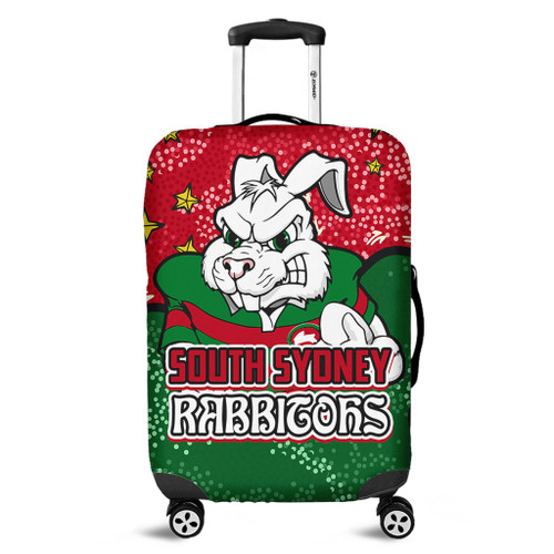 South Sydney Rabbitohs Luggage Cover - Team With Dot And Star Patterns For Tough Fan Luggage Cover South Sydney Rabbitohs Luggage Cover - Team With Dot And Star Patterns For Tough Fan Luggage Cover