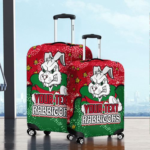 South Sydney Rabbitohs Luggage Cover - Team With Dot And Star Patterns For Tough Fan Luggage Cover South Sydney Rabbitohs Luggage Cover - Team With Dot And Star Patterns For Tough Fan Luggage Cover
