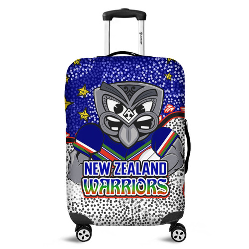 New Zealand Warriors Custom Luggage Cover - Team With Dot And Star Patterns For Tough Fan Luggage Cover New Zealand Warriors Custom Luggage Cover - Team With Dot And Star Patterns For Tough Fan Luggage Cover