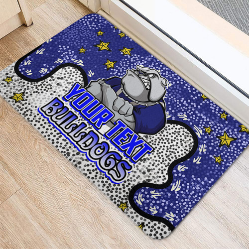 Canterbury-Bankstown Bulldogs Custom Doormat - Team With Dot And Star Patterns For Tough Fan Doormat Canterbury-Bankstown Bulldogs Custom Doormat - Team With Dot And Star Patterns For Tough Fan Doormat