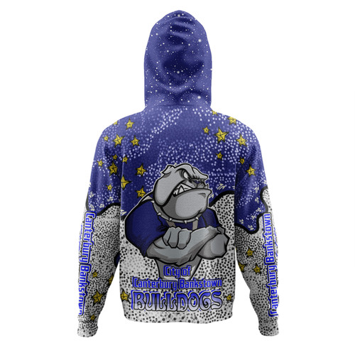 Canterbury-Bankstown Bulldogs Custom Hoodie - Team With Dot And Star Patterns For Tough Fan Hoodie Canterbury-Bankstown Bulldogs Custom Hoodie - Team With Dot And Star Patterns For Tough Fan Hoodie