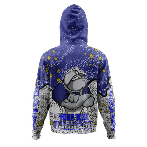 Canterbury-Bankstown Bulldogs Custom Hoodie - Team With Dot And Star Patterns For Tough Fan Hoodie Canterbury-Bankstown Bulldogs Custom Hoodie - Team With Dot And Star Patterns For Tough Fan Hoodie